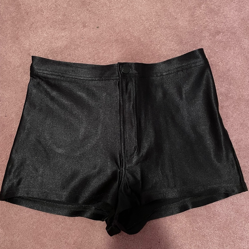 American Apparel High Rise Disco Shorts